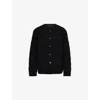 Guest In Residence Womens Black Reversible-design Quilted Cashmere-wool Blend Jacket