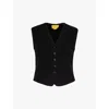 Guest In Residence Cashmere Vest In Black