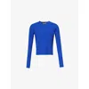 Guest In Residence Cashmere Cable Knit Sweater In Cobalt