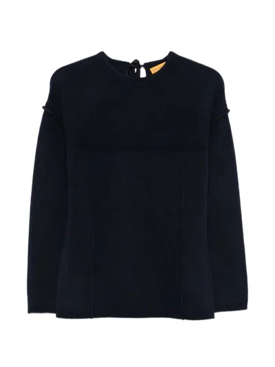 Guest In Residence Wool And Cashmere Sweater In Black