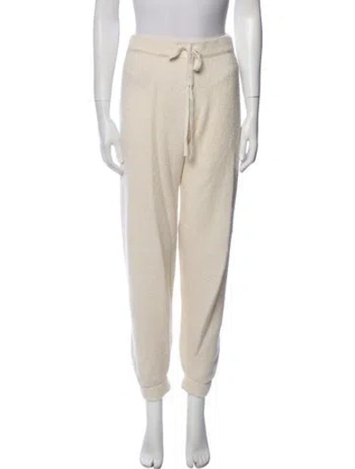 Pre-owned Guest In Residence Wool Sweatpants In Neutral