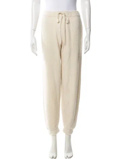 Pre-owned Guest In Residence Wool Sweatpants In Neutral