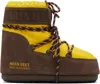 Guest In Residence Yellow & Brown Moon Boot Edition Icon Low Nylon Boots In Multi