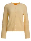 Guest In Residence Yellow Cashmere Knitwear In Yellow