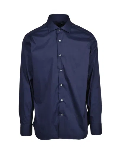 Guglielminotti Blue Cotton Shirt