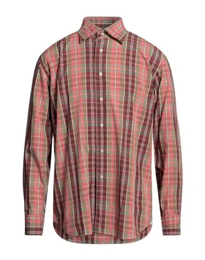 Guglielminotti Man Shirt Pastel Pink Size 16 Cotton