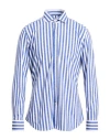 Guglielminotti Man Shirt Blue Size 17 Polyamide, Elastane