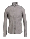 Guglielminotti Man Shirt Ivory Size 17 Polyester, Elastane In White