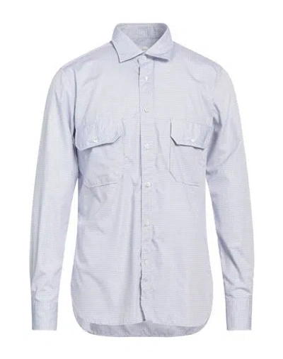 Guglielminotti Man Shirt Light Purple Size 16 Cotton