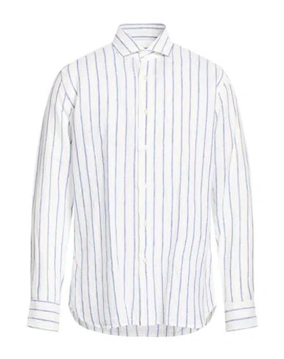 Guglielminotti Man Shirt Off White Size 16 Linen