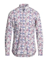 Guglielminotti Man Shirt Off White Size 17 Cotton In Off White