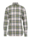 Guglielminotti Man Shirt Sage Green Size 16 ½ Cotton