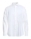 Guglielminotti Man Shirt White Size 17 Cotton In White