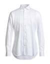 Guglielminotti Man Shirt White Size 17 ½ Cotton In White