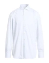 Guglielminotti Man Shirt White Size 17 ½ Cotton In White