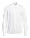 Guglielminotti Man Shirt White Size M Linen