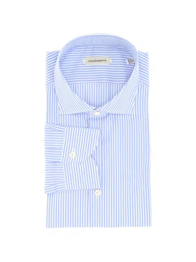 Guglielminotti Vertical-stripe Shirt In Blue
