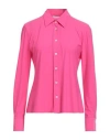 Guglielminotti Woman Shirt Fuchsia Size 10 Polyamide, Elastane