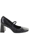 Guglielmo Rotta 70mm Leather Block-heel Pumps In Animal Print