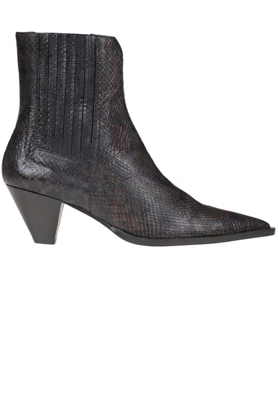 Guglielmo Rotta Alina Texan Boots In Brown