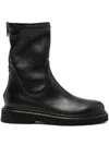 Guglielmo Rotta Black Leather Boots In Black