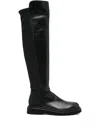 Guglielmo Rotta Leather Knee-high Boots In Black