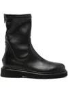 Guglielmo Rotta Zip-fastening Leather Boots In Black