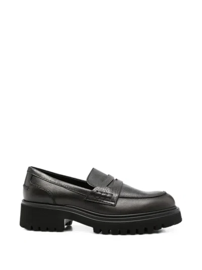 Guglielmo Rotta Chunky-sole Leather Loafers In Multi