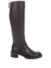 Guglielmo Rotta Colin Ranch Leather Knee-high Boots In Brown
