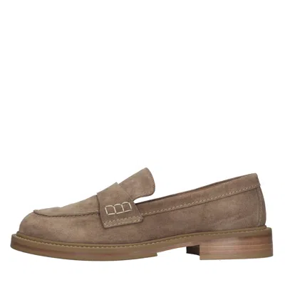 Guglielmo Rotta Flat Shoes In Brown
