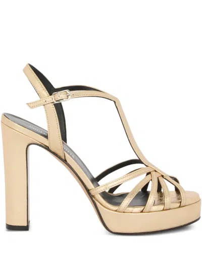 GUGLIELMO ROTTA GARNET STRAPPY PLATFORM SANDALS