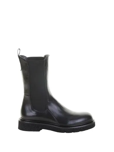 GUGLIELMO ROTTA GUGLIELMO ROTTA GUGLIELMO ROTTA BLACK LEATHER BEATLES FOR