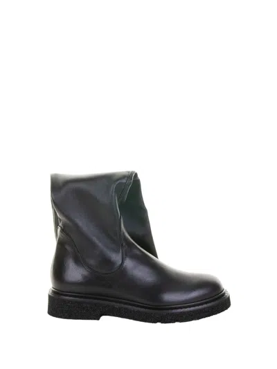 GUGLIELMO ROTTA GUGLIELMO ROTTA GUGLIELMO ROTTA BLACK LEATHER BOOT