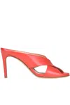 Guglielmo Rotta Mistral Mules In Red