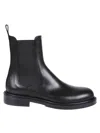 Guglielmo Rotta Peg Ankle Boot In Black