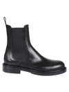 Guglielmo Rotta Peg Ankle Boot In Black