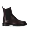 Guglielmo Rotta Peg Burgundy Chelsea Boot In Burgundy