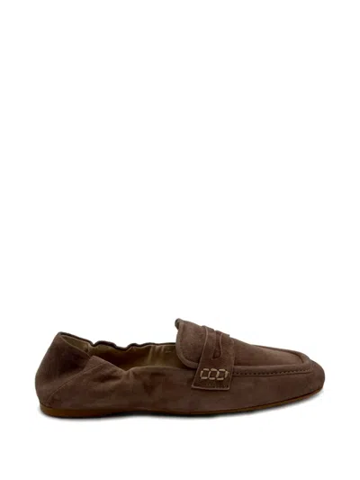 Guglielmo Rotta Penny Loafers In Brown