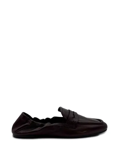 Guglielmo Rotta Penny Loafers In Brown