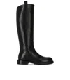 Guglielmo Rotta Piper Black High Boot In Black