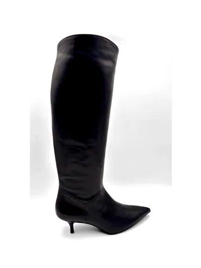 Guglielmo Rotta Pointed-toe Boots In Black