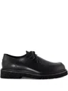 Guglielmo Rotta Round-toe Lace-up Shoes In Black