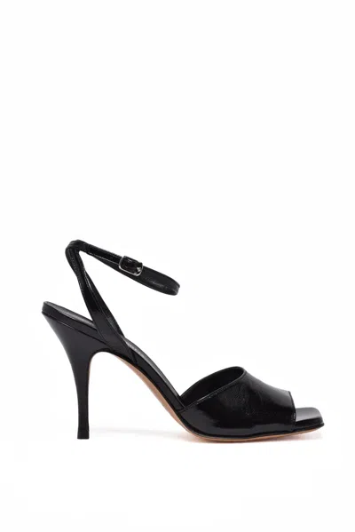 Guglielmo Rotta Sandal With Strap - Black