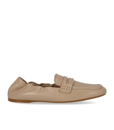 Guglielmo Rotta Satin1 Beige Sneaker In Brown