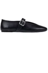 Guglielmo Rotta Shakila Nappa Ballerinas In Black