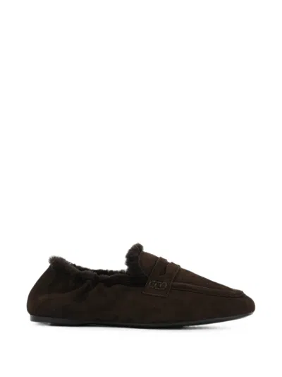 Guglielmo Rotta Loafer Aus Wildleder In Brown