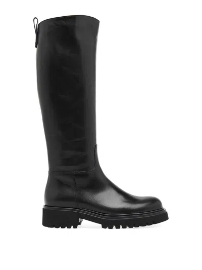 GUGLIELMO ROTTA WARTH TALL LEATHER BOOTS
