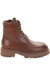 Guglielmo Rotta Winfield Ranch Lace-up Boots In Brown