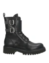 Guglielmo Rotta Woman Ankle Boots Black Size 7 Leather
