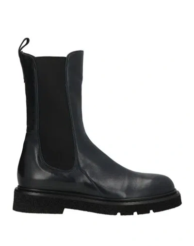 Guglielmo Rotta Woman Ankle Boots Black Size 8.5 Leather